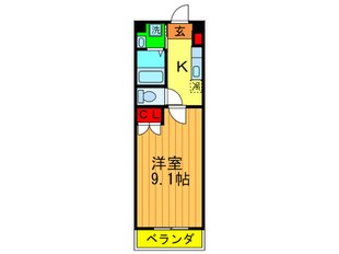 マンション南今堀の物件間取画像